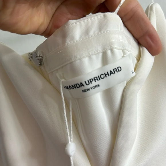 Amanda Uprichard Cherri Gown in Ivory maxi dress NWT size M - Picture 10 of 13